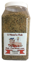 Load image into Gallery viewer, RYM Steak Rub & Seasoning - 6 Pounds - Resealable w/ Handle - Shipping Included