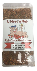 RYM- Pork Rib Rub - Sample - Freight Included- You Pay Shipping and Handling- 2 Ounces