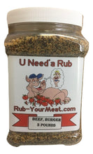 Load image into Gallery viewer, RYM Beef &amp; Hamburger Rub- 3 Pounds - Resealable - Shipping Included
