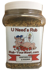 RYM Vegetable Rub- 3 Pounds - Free Shipping