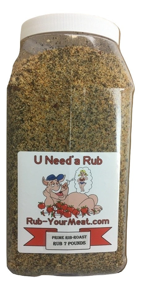 RYM Prime Rib & Roast Rub- 6 Pounds - Resealable w/ Handle - Shipping Included
