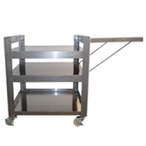 Load image into Gallery viewer, SmokinTex Stainless Steel Smoker Cart for Models 1100 and 1400

